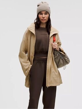 lululemon Hooded Mid-Length Utility Jacket